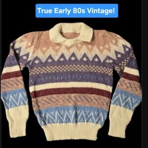 True Early 80s Vintage Sweater!